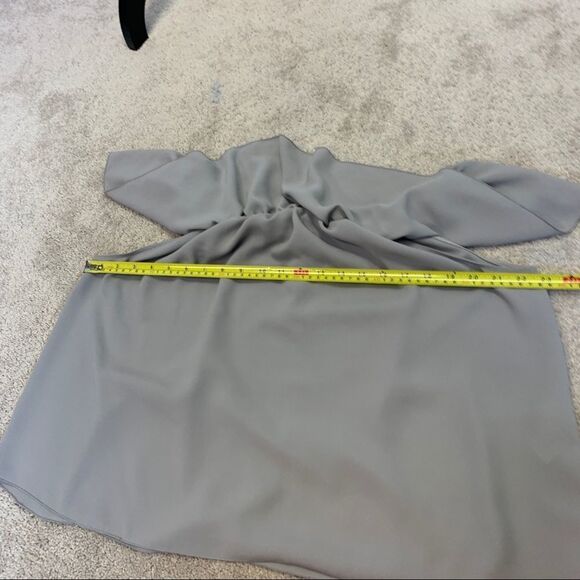 Aritzia Wilfred promener blouse lilac fog Sz L NWOT - Picture 9 of 10